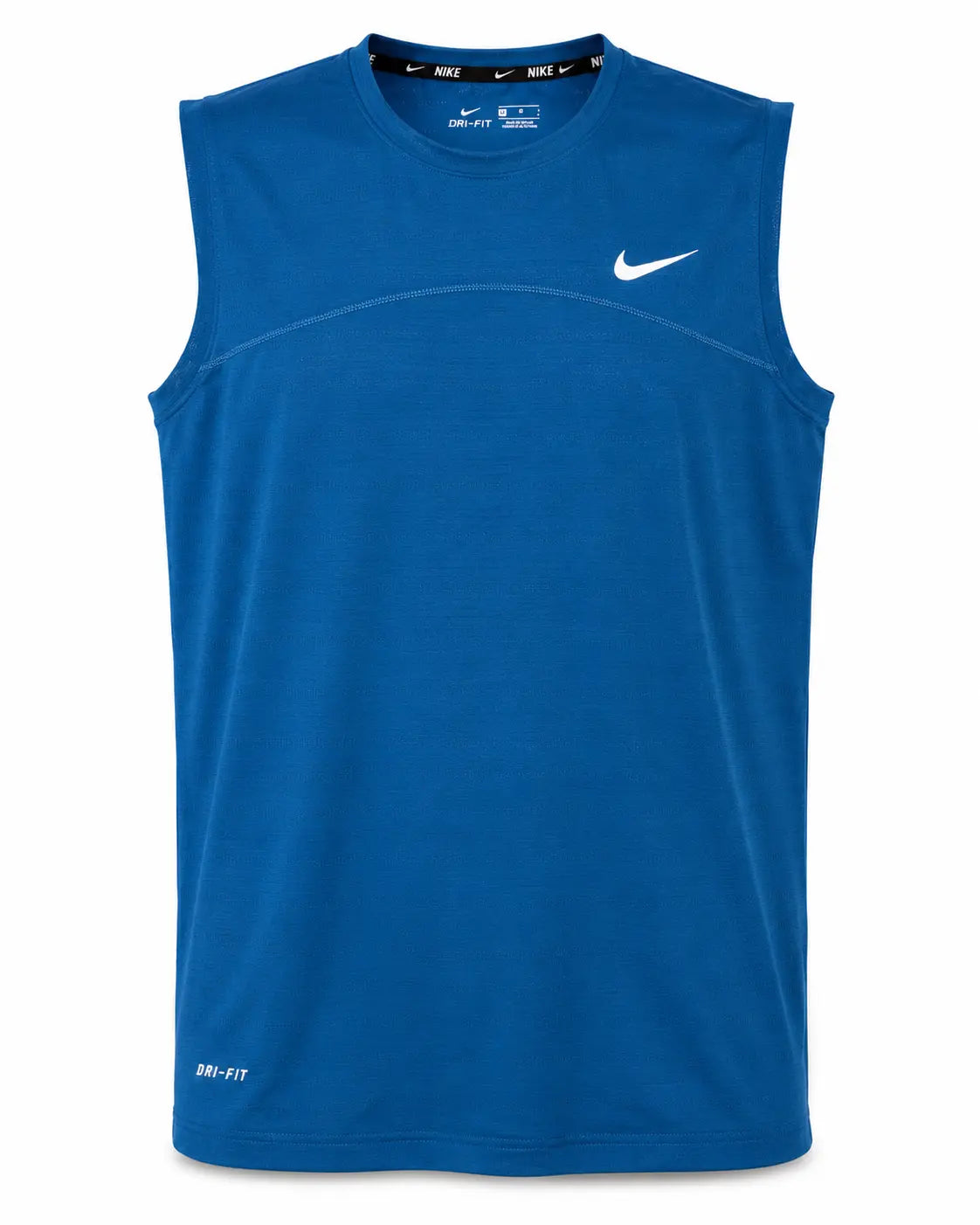 Men's Dri-Fit Performance Sleeveless Training Tank – Ocean Blue