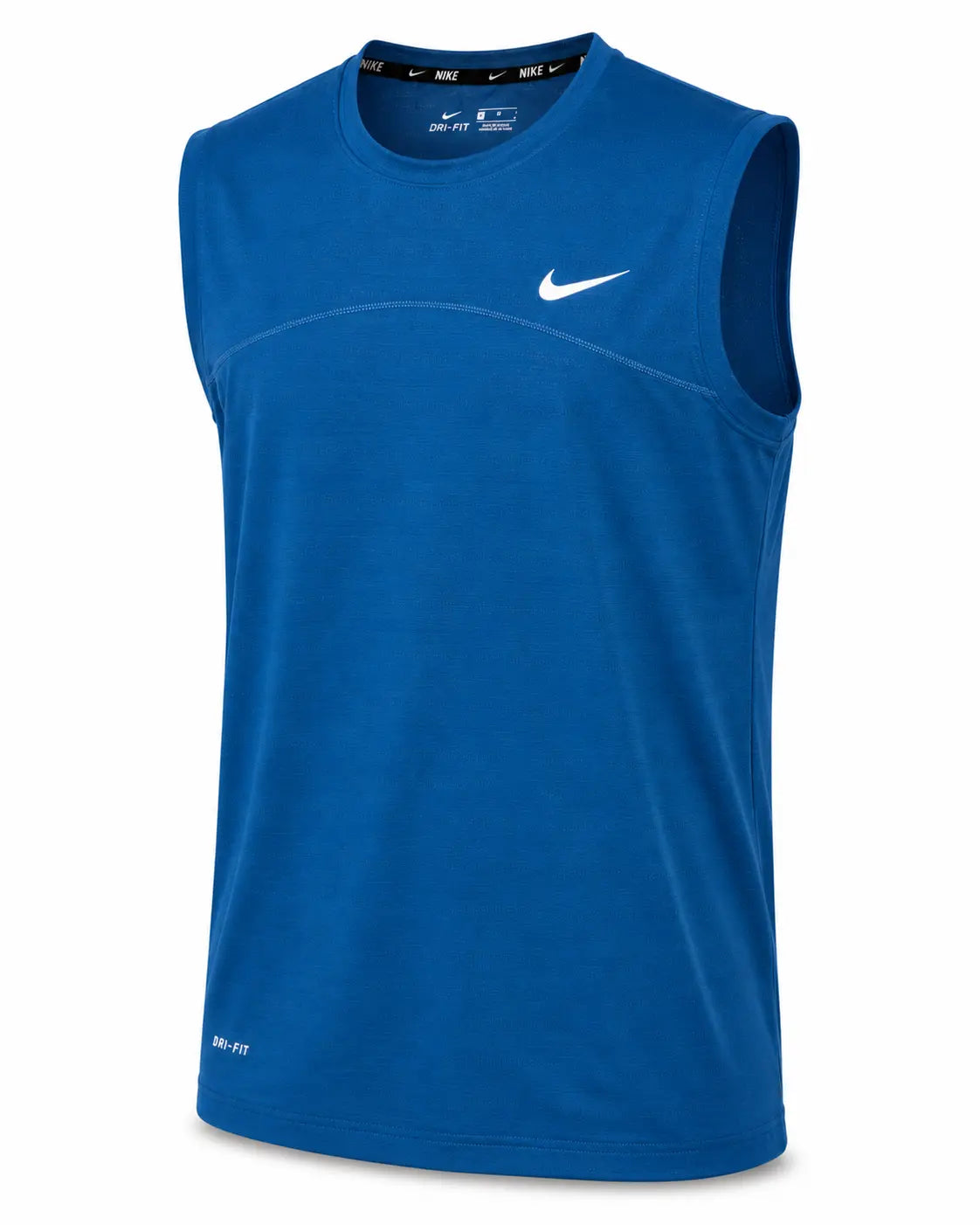 Men's Dri-Fit Performance Sleeveless Training Tank – Ocean Blue