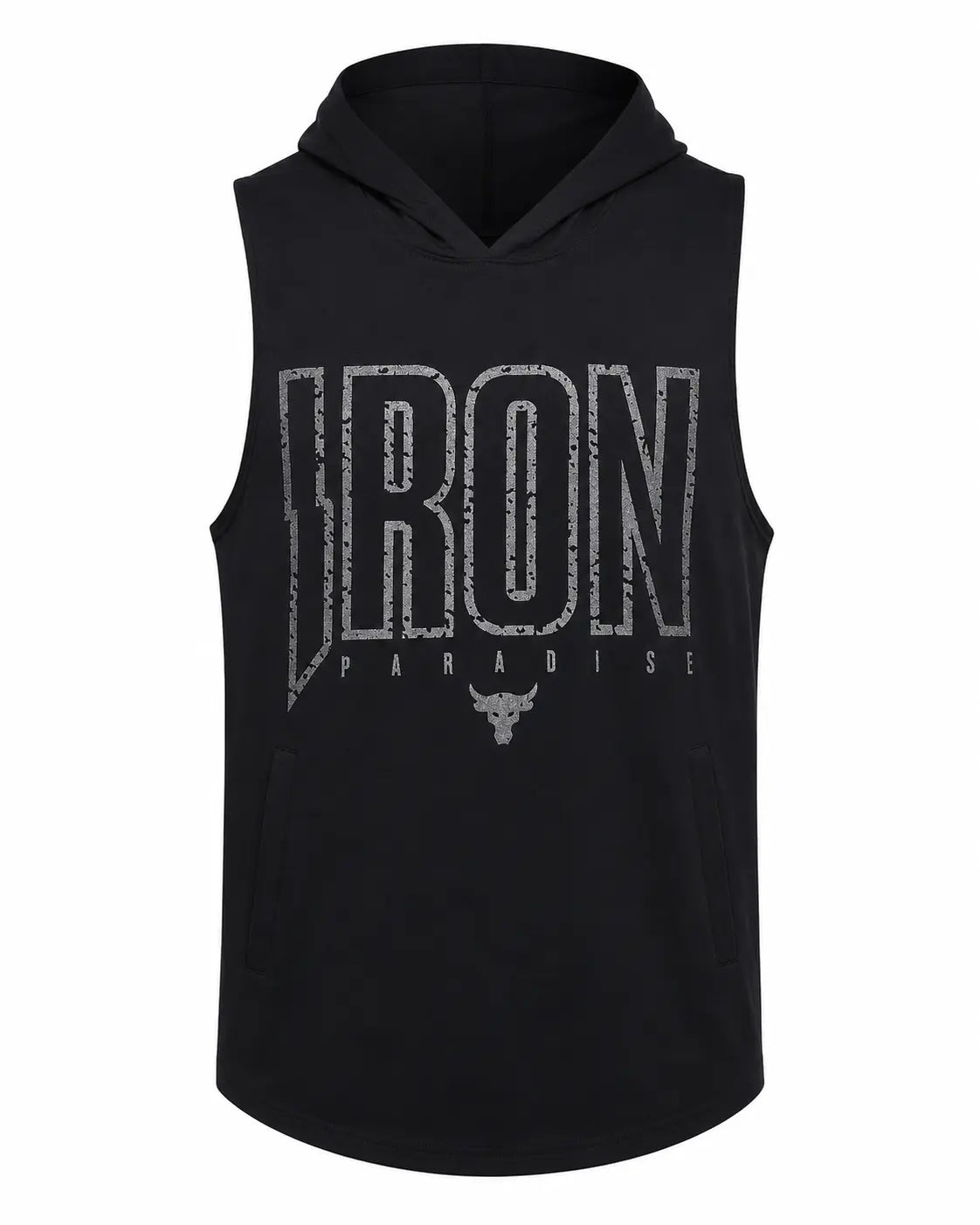 Apex Sleeveless Training Hoodie – Black