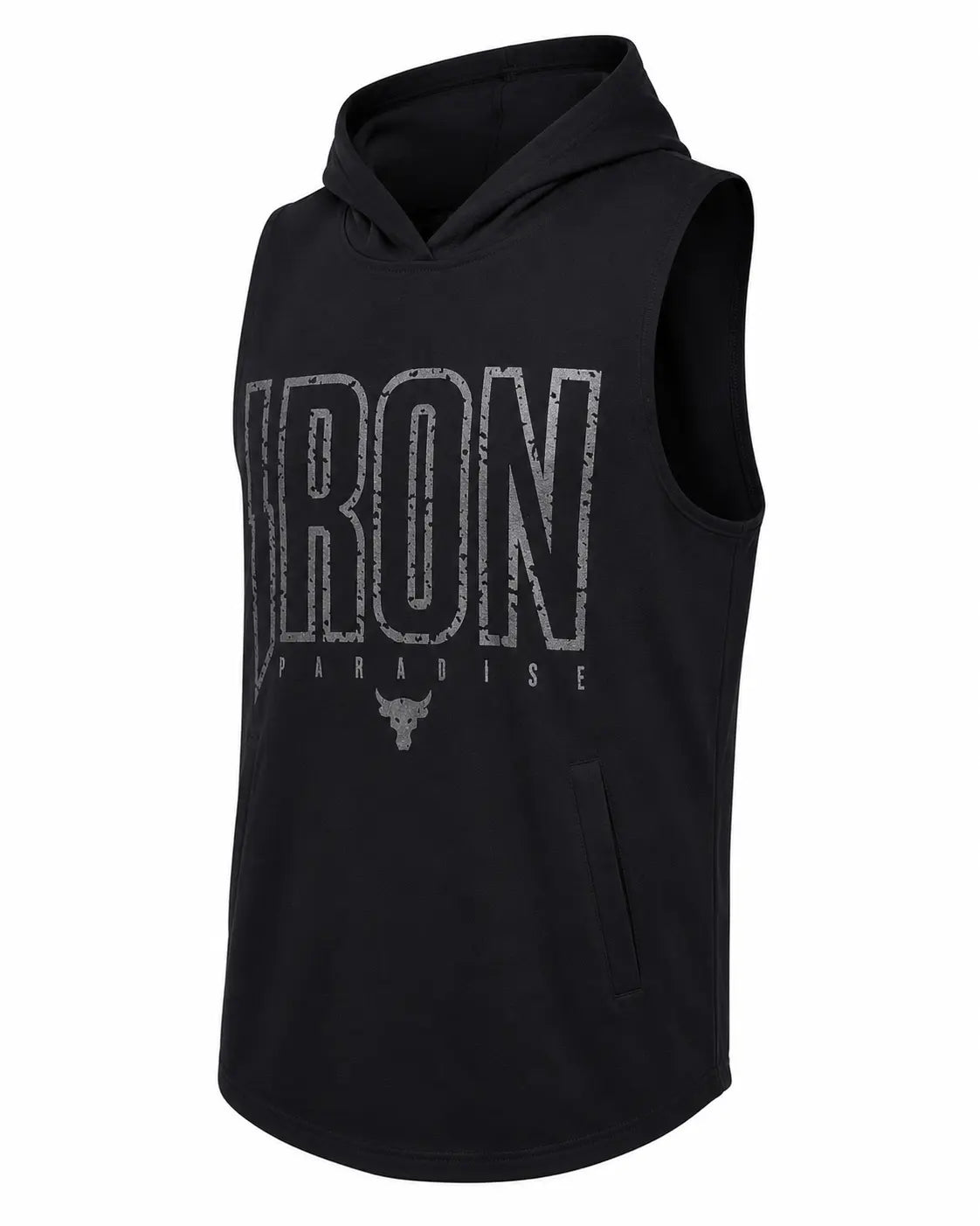 Apex Sleeveless Training Hoodie – Black