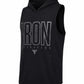Iron Paradise Sleeveless Training Hoodie – Black