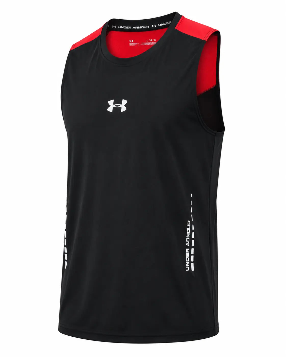 Men's Performance Sleeveless Training Tank – Navy & Neon Green