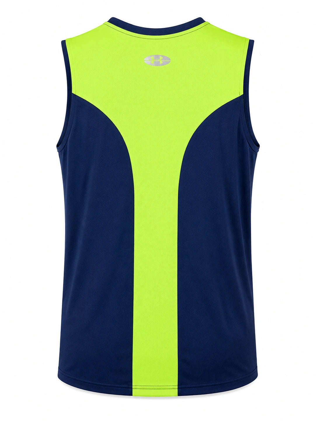 Men's Performance Sleeveless Training Tank – Blue & Neon Green
