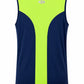 Men's Performance Sleeveless Training Tank – Blue & Neon Green