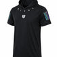 Men's Performance Hooded Sports T-Shirt – Black