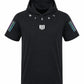 Men's Performance Hooded Sports T-Shirt – Black