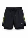 Men's 2-in-1 Performance Running Shorts – Black