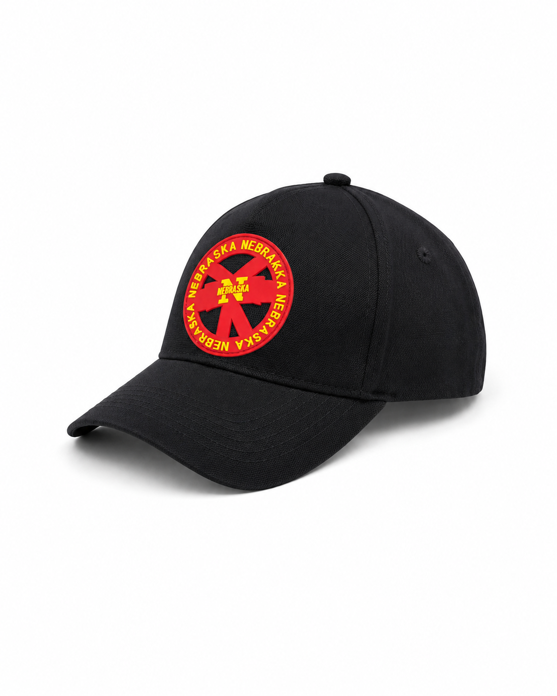 Nebraska Embroidered Black Baseball | Cricket | Casual Cap
